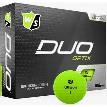 Golfový míček Golfové míčky Wilson Staff Duo Optix zelené matné