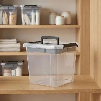 Úložný box Úložný box s organizérem MOXOM SIMPLE STORE 13 l průhledný