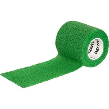 Samodržící elastické obinadlo Recovital – 5 cm x 4,5 m, zelená, hypoalergenní