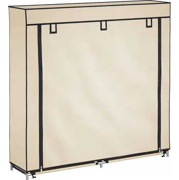 Botník Botník VidaXL 115 x 110 x 28 cm krémová