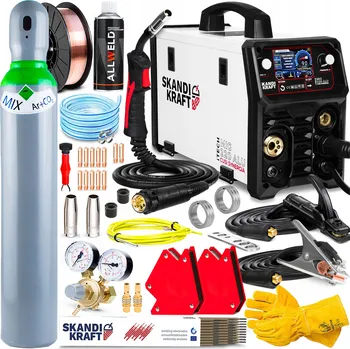 Svářečka Svářečka MIGOMAT SKANDI KRAFT ITECH MIG 220 ALU CUSI SYNERGIE 200A 230V 3v1