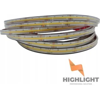 LED páska LED pásek COB CCT, nastavitelná teplota, 24V, 16W, IP67 vodotěsný, 640 LED/m, HIGHLIGHT