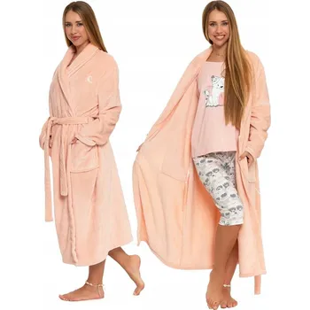 Dámský župan Elegantní dámský župan dlouhý měkký MORAJ S
