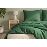 DARRÉ Krepové povlečení Jednobarevné - zelené Velikost: 140 x 200 + 70 x 90