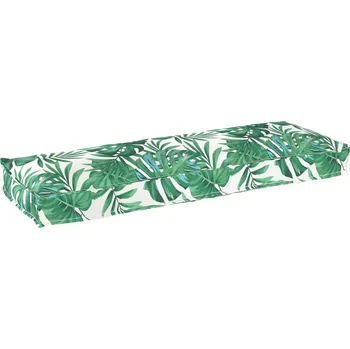 Polštář vidaXL Polštář List Vzor listů 120 x 40 x 8 cm Oxford látka [42001646]