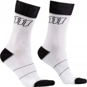 111 RACING PONOŽKY ENDURANCE BÍLO-ŠEDÉ BARVA ŠEDÁ/BÍLÁ/ČERNÁ 43-46