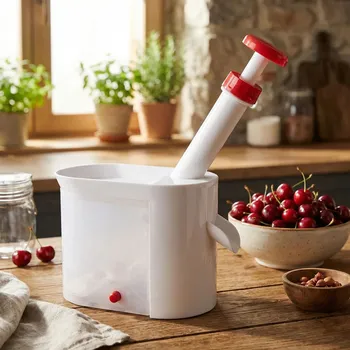 Vypeckovávač třešní s vyměnitelnými gumičkami ALTOM DESIGN bílý