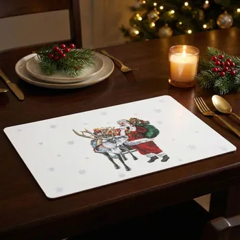 prostírání Vánoční prostírání na stůl ALTOM DESIGN WYPRAWA MIKOŁAJA 28 × 43 cm
