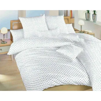 Povlečení bavlna Malé růže modré 140x200, 70x90 cm II.jakost