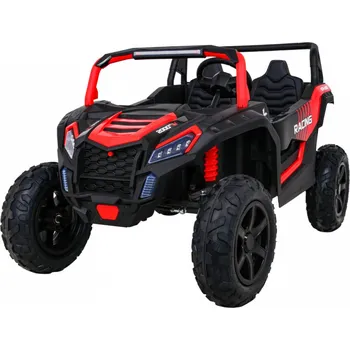 Dětské elektrovozidlo Mamido Dětské elektrické autíčko Buggy UTV Strong 24V nafukovací kola červené