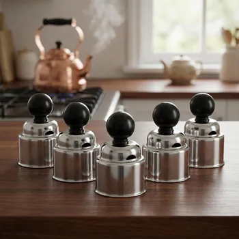 Konvice na čaj Píšťalky na konvice ALTOM DESIGN stříbrné 5 ks