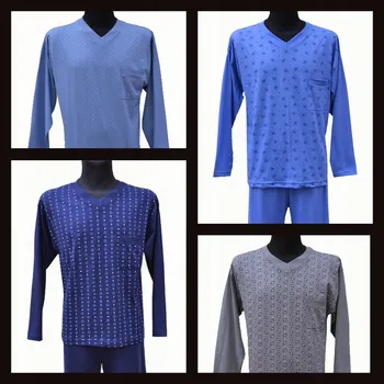 Pánské pyžamo Pánské pyžamo s dlouhým rukávem BAVLNA R 176 L SUTEX