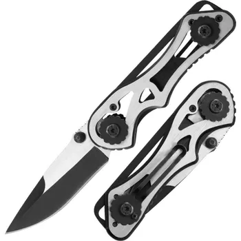 Kuchyňský nůž IZMAEL Outdoorový skládací nůž C5974 Stříbrná/Černá 6.7 cm