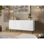 Komoda Mirjan 166 x 40 x 80 cm, bílá matná