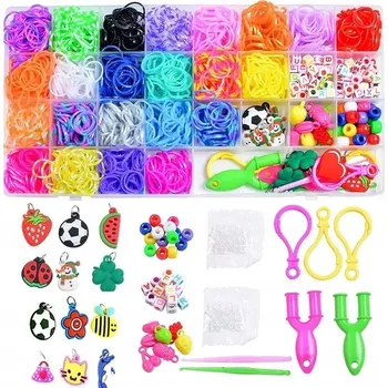 kreativní sada Gumičky pro výrobu náramků velká sada XXL