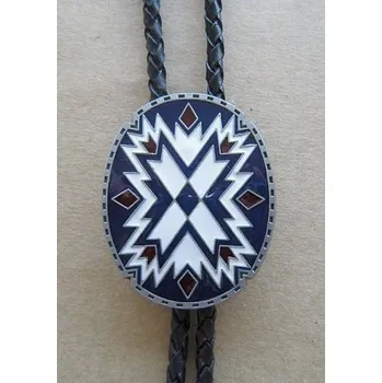 Jeans Friend úzká kravata bolo kravata western vícebarevná