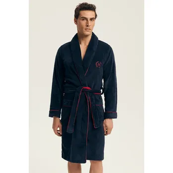 Pánský župan Huňatý pánský župan Got tmavě modrý XXL