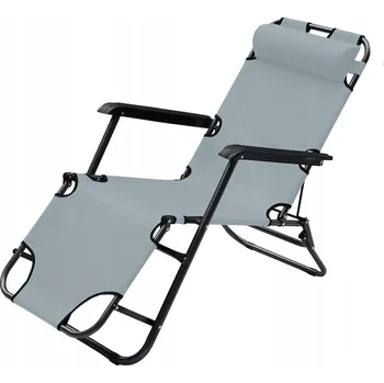 Obraz Lehátko kovové šedé Enero