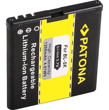 Baterie pro mobilní telefon PATONA Aku Nokia BL-5K 1300mAh 3,7V Li-Ion