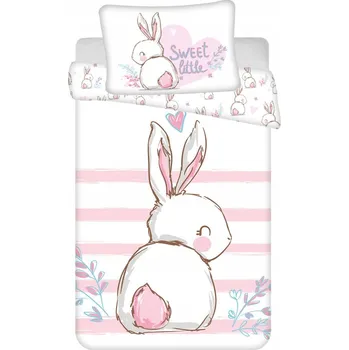 Povlečení Sada povlečení Jerry Fabrics 100 x 135 cm bílá