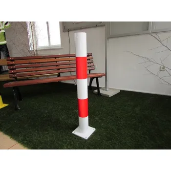 Plotový sloupek Ochranný sloupek červenobílý
