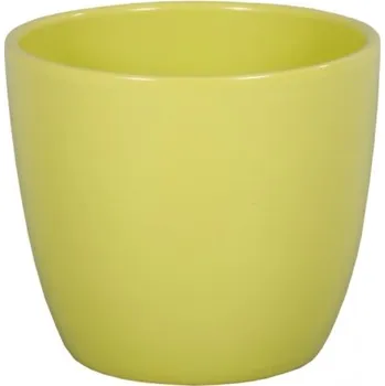 Obal na květináč Obal na květník PRIMUS AROMAT keramický lesklý d15x13cm. zelený