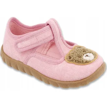 Dívčí bačkory PAPUČE 24 PAPUČE DO ŠKOLKY PAPUČE DO JESLÍ 627P016 BEFADO