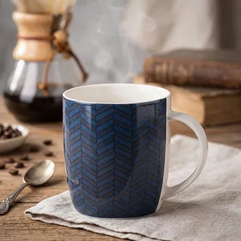 Porcelánový hrnek ALTOM DESIGN HELLO B 300 ml tmavě modrý