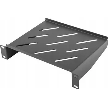 Racková skříň Police do racku 10" Lanberg 1U 180mm - černá