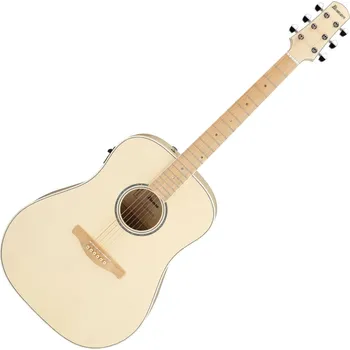 Elektroakustická kytara Ibanez AAD77M1E-OAW Open Pore Antique White Elektroakustická kytara Dreadnought