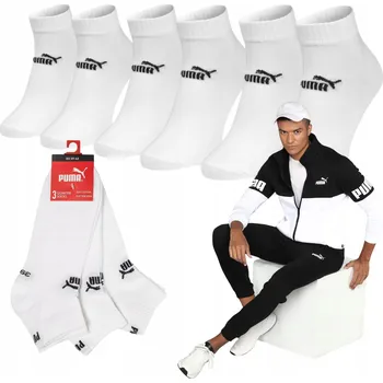 Pánské ponožky Puma Ponožky 887498 bílé, velikost 43-46