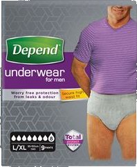 Depend Super L/XL pro muže 9 ks