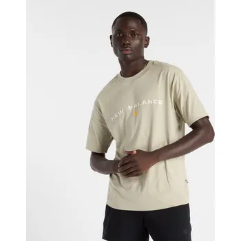 Pánské tričko New Balance MT51506OVN – béžové