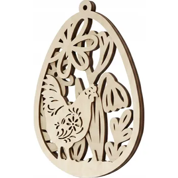 Obraz Velikonoční závěs z dřeva - vajíčko