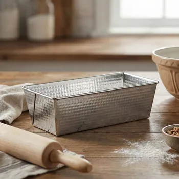 Forma na pečení Forma na pečení biskupský chlebíček ALTOM DESIGN 30 × 12 cm stříbrná