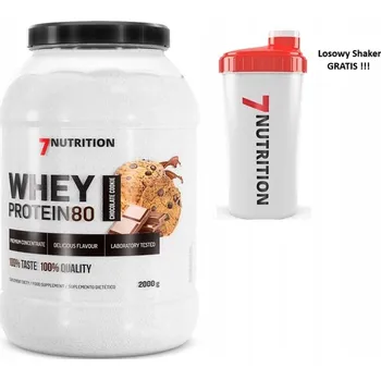 Protein 7Nutrition Whey Protein 80 2 kg ČOKOLÁDA – KOLÁČOVÝ KONCENTRÁT WPC BÍLKOVINY