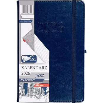 Diář Knižní diář pro podnikatele 2026 A5 Elefant modrý