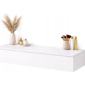 Toaletní stolek Toaletní Stolek Meblano , bílý lesk, 90 x 16 x 40 cm