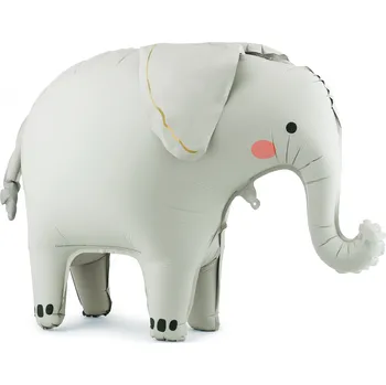 Balónek Stojící fóliový balón slon mix barev