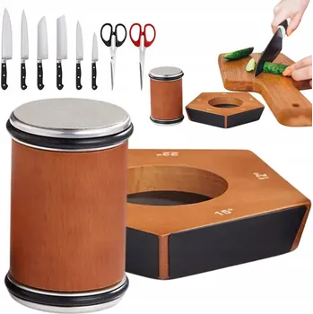 BROUSEK NA NOŽE PĚTISTRANNÁ SADA ROLLER WHETSTONE 12-22° 400# 1000#