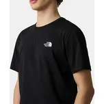 Pánské triko VERTICAL LOGO SS TEE The North Face Barva: Černá, Velikost: S