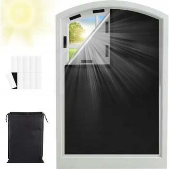 Roleta Zatemňovací roleta fólie na OKNA + SUCHÝ ZIP 200 x 145 cm + TAŠKA NA ZATEMNĚNÍ