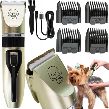 Holicí strojek Strojek Naxan na Stříhání Psů a Koček, Profesionální Tichý Holicí Strojek pro Psy