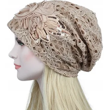 Čepice Bez značky zimní čepice beanie béžová, velikost 58