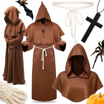 Karnevalový kostým Karnevalový kostým, kostým na Halloween: Mnich, kněz, řeholník - velikost M