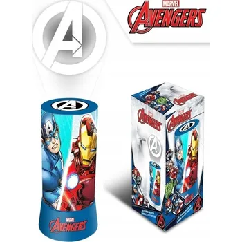 Lampička Projektor - lampička Euroswan červená