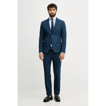 Pánský oblek Oblek Lindbergh 30.61040 námořnická modř 59A, vel. 52