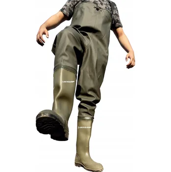 Pracovní oblečení Spodniobuty Dunlop Zielone Pros Chest Waders zelené, vel. 43, zelené
