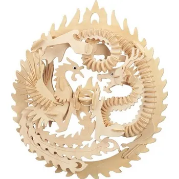 3D puzzle WOODEN TOY , WCK 3D puzzle Drak a fénix