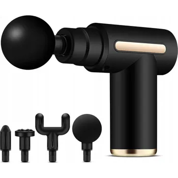 Masážní přístroj Masážní Přístroj Mini Pistole Bezdrátová LCD 6 Rychlostí Tichá